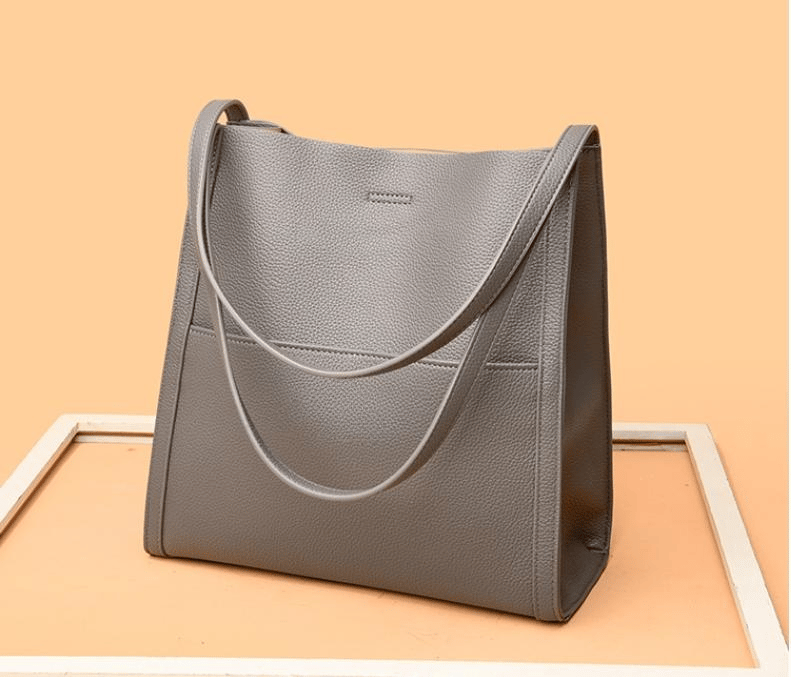 Solid Women Leather shoulder bag