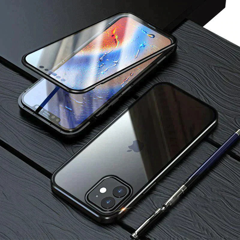 iPhone 14 Series (Front+Back) Magnetic Glass Case