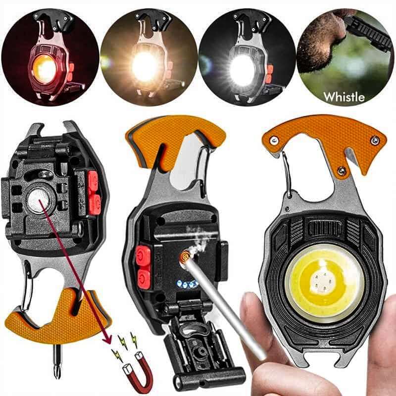 Multifunction Keychain Flashlight