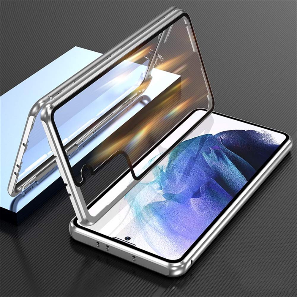 Galaxy S22 Series (Front+Back) Double Magnetic Glass Case