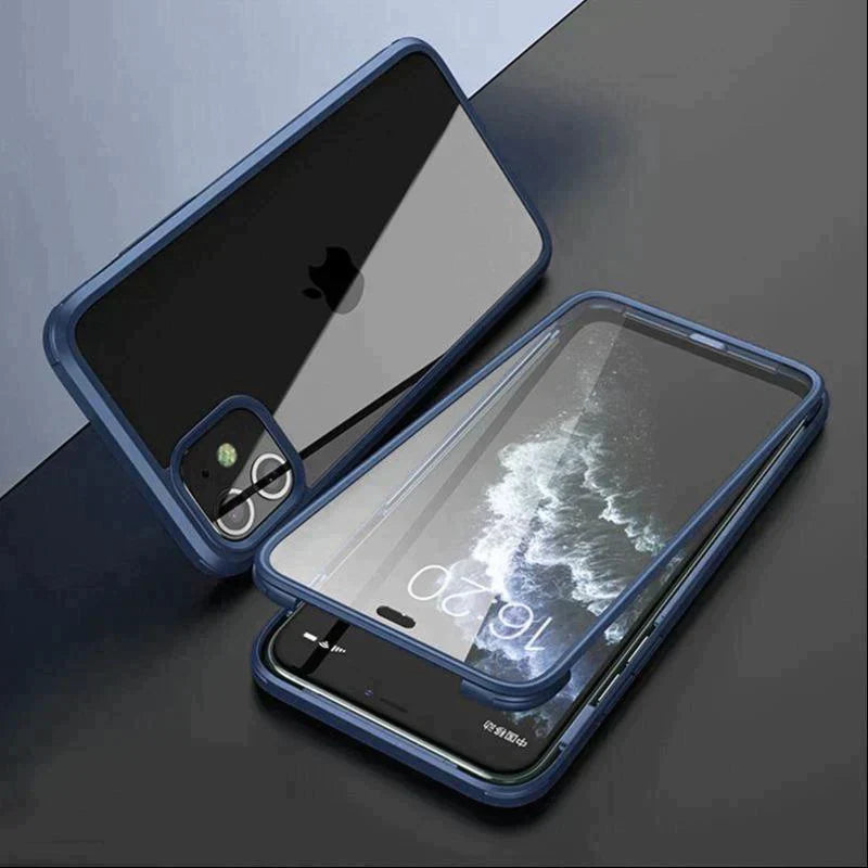 iPhone 14 Series (Front+Back) Magnetic Glass Case