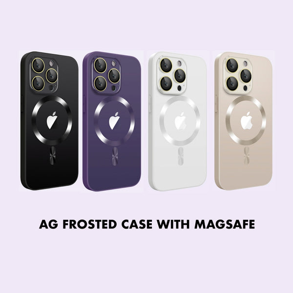 AG Frosted MagSafe Case with Camera Lens Protection